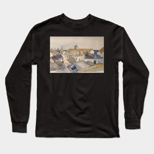 Lyme Regis Rooftops Dorset UK Long Sleeve T-Shirt